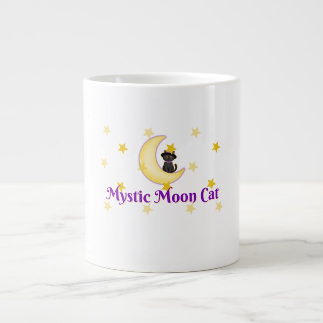 Mystic Måne Cat Jumbo Mugg (Framsidan)