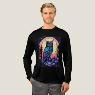 Mystic Måne Uggla TShirt Enchanting Nocvändal Stil T Shirt