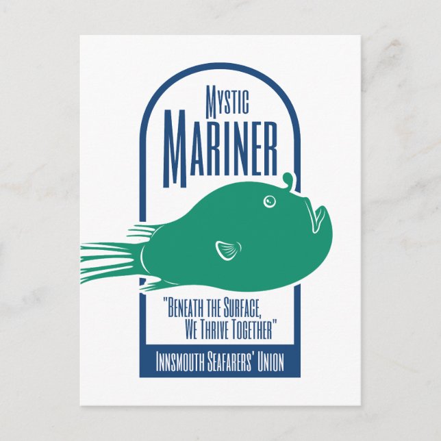 Mystic Mariner Innsmouth Seafarers Union Vykort (Framsida)