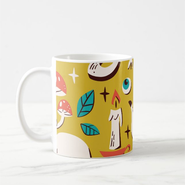 Mystic Melange: Occult Seamless Inslag Kaffemugg (Vänster)