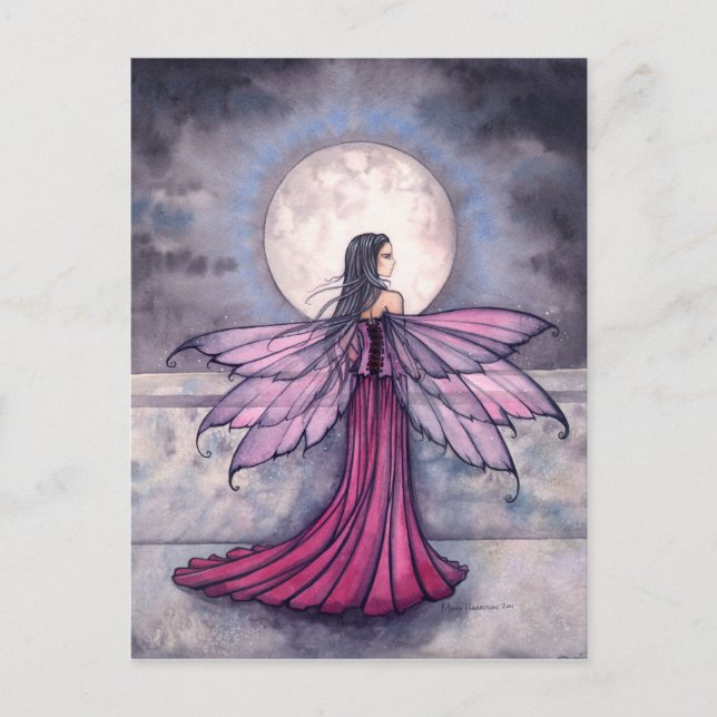 Mystic Midnight Fairy Postcard Vykort (Framsida)
