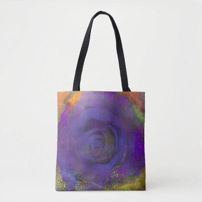 Mystic Midnight Ro Tote Bag Tygkasse (Framsida)