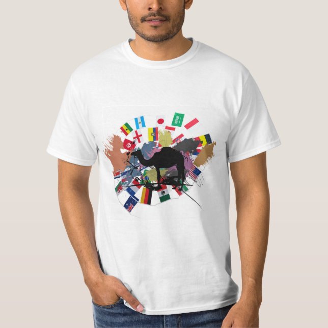 Mystic Millie Camel T-Shirt (Framsida)