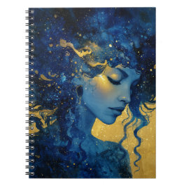 Mystic Moon Goddess Notebook Anteckningsbok