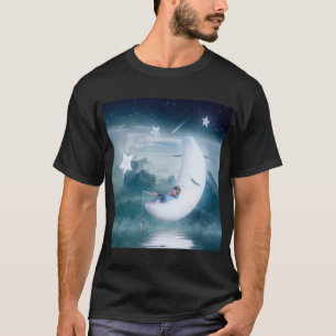 Mystic Moon Nattlig Himmel T-shirt