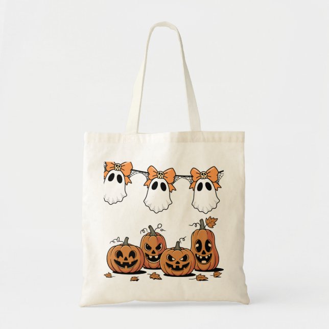 Mystic Moon Witch Totebag – Mörk Halloween Canvas Tygkasse (Framsidan)