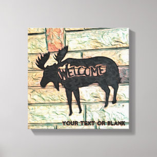 Mystic Moose Canvastryck