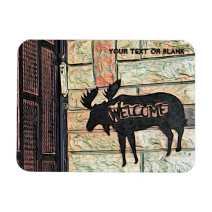 Mystic Moose Magnet