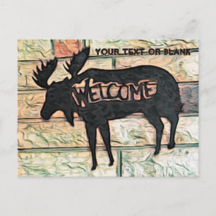 Mystic Moose - Tzfat Helg Vykort