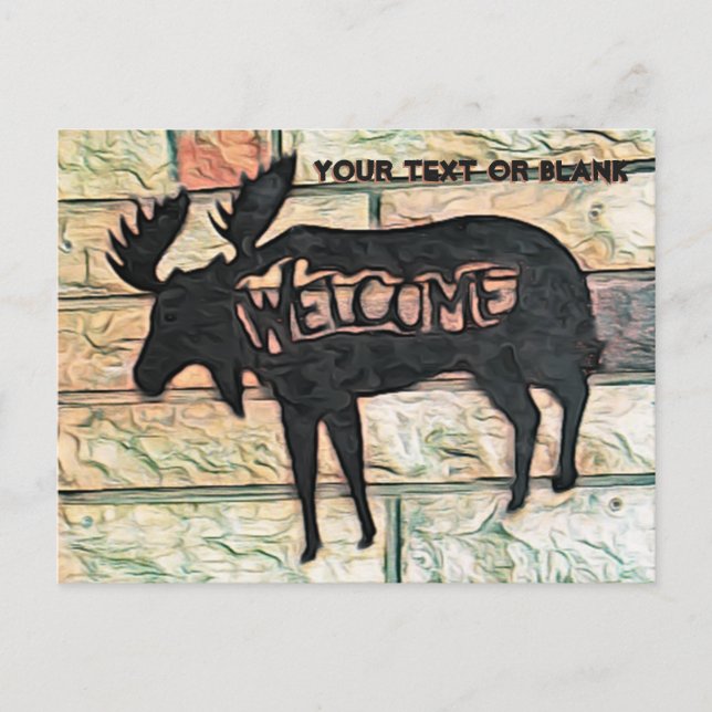 Mystic Moose - Tzfat Helg Vykort (Framsida)