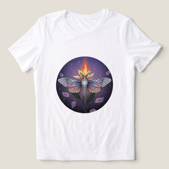 Mystic Moth Fire Tee 🔥 🦋 (Design Framsida)