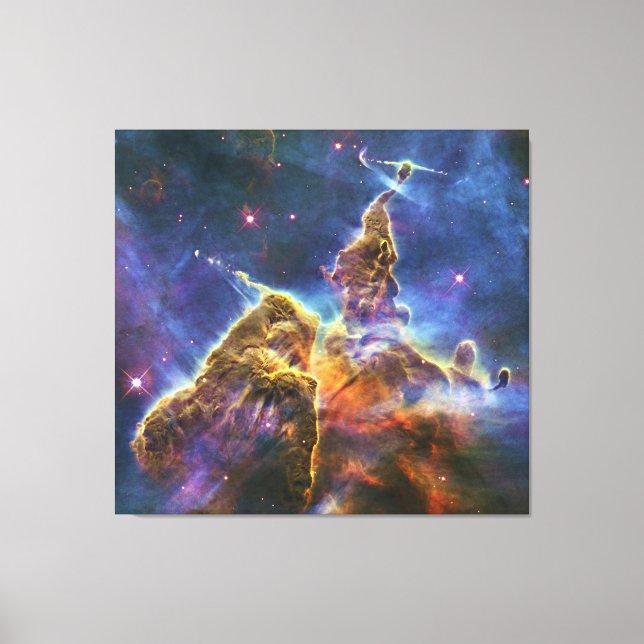 Mystic Mountain Carina Nebula HH 901 HH 902 Canvastryck (Framsida)