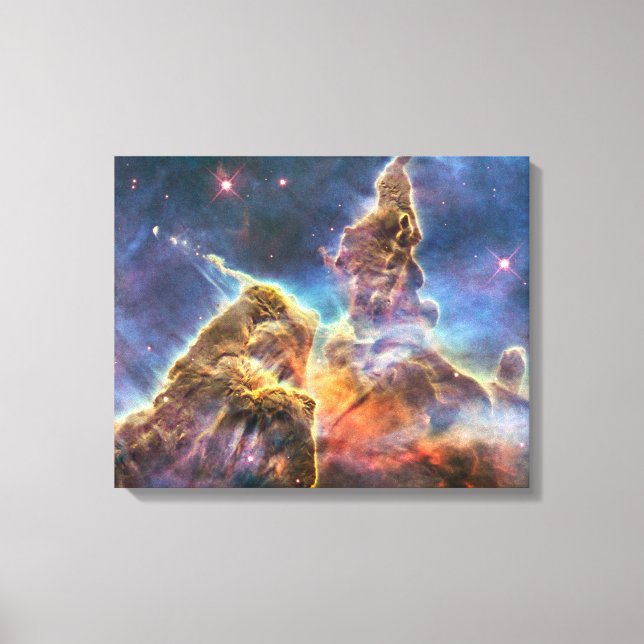 Mystic Mountain i Carina Nebula Canvastryck (Framsida)
