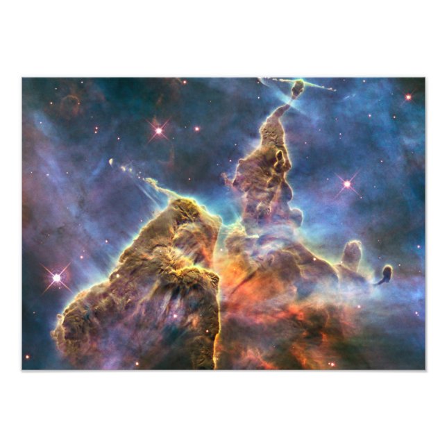 Mystic Mountain i Carina Nebula Fototryck (Framsidan)