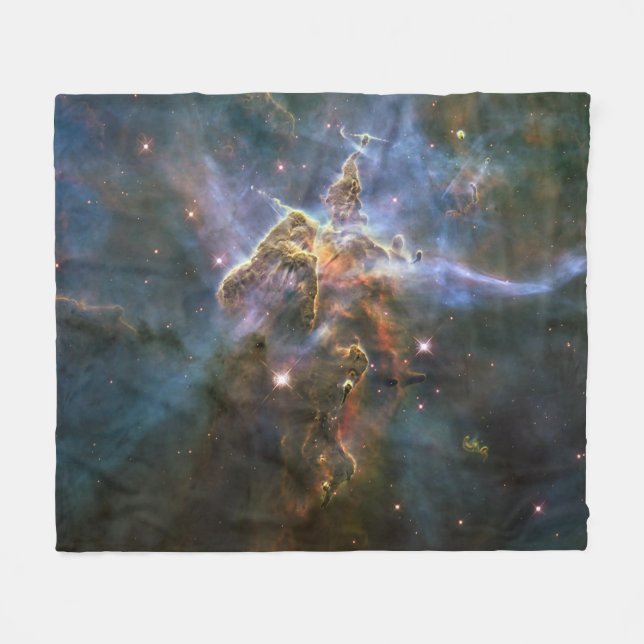 Mystic Mountain i Carina Nebula Hubble Space Fleecefilt (Framsidan (Horisontell))