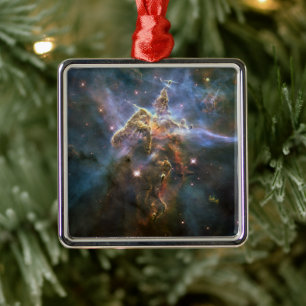 Mystic Mountain i Carina Nebula Hubble Space Julgransprydnad Metall