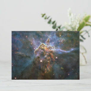 Mystic Mountain i Carina Nebula Hubble Space Julkort