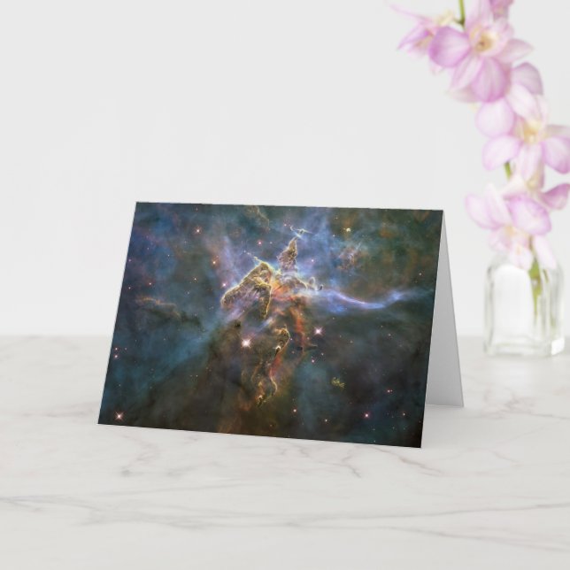 Mystic Mountain i Carina Nebula Hubble Space Kort (Orkide)