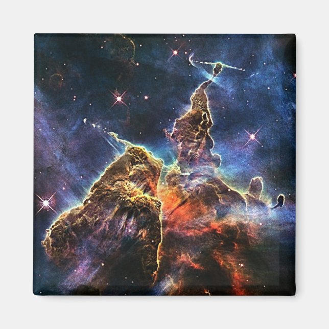 Mystic Mountain in Space NASA Magnet (Framsidan)