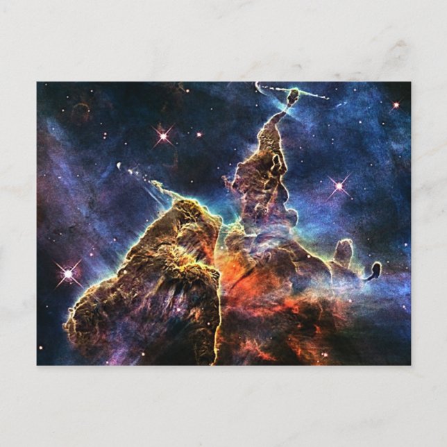 Mystic Mountain in Space NASA Vykort (Framsida)