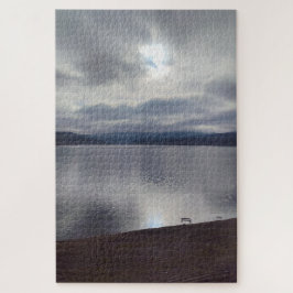Mystic Mountain Lake Landskaps Pussel
