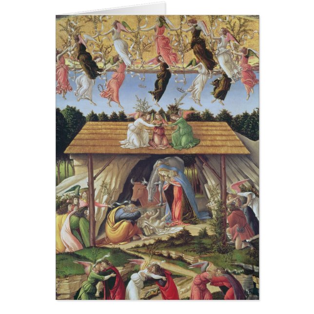 Mystic Nativity, 1500 Hälsningskort (Framsidan)