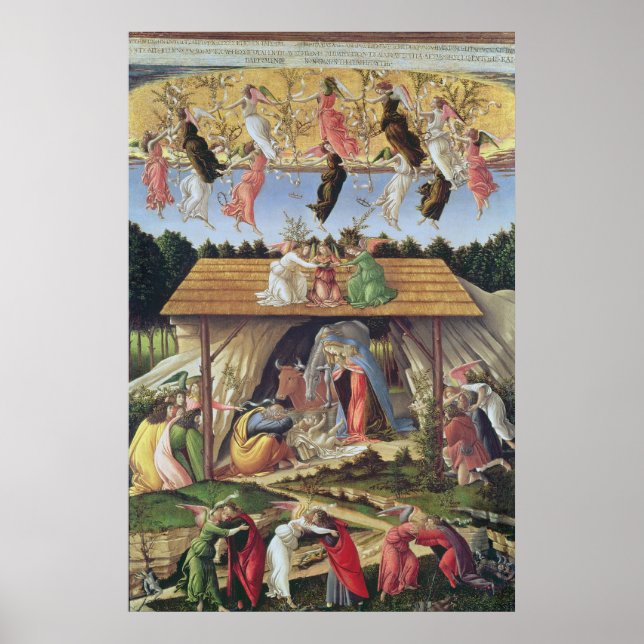 Mystic Nativity, 1500 Poster (Framsidan)