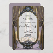 Mystic Natt Guld Drapes Handfastees