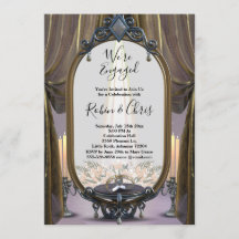 Mystic Night Guld Drapes Förlovningsfest