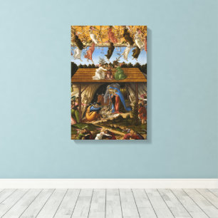 Mystic Ntivity, 1500 av Sandro Botticelli Canvastryck