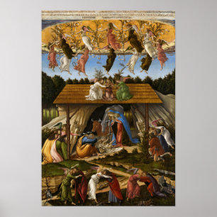 Mystic Ntivity, 1500 av Sandro Botticelli Poster