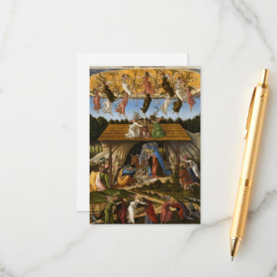 Mystic Ntivity, 1500 av Sandro Botticelli Tilläggskort