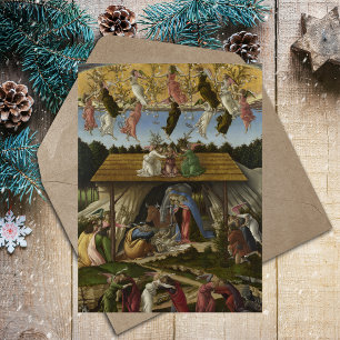 Mystic Ntivity by Sandro Botticelli jul Helg Vykort