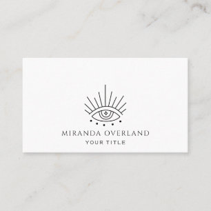 Mystic Öga Logotyp Visitkort