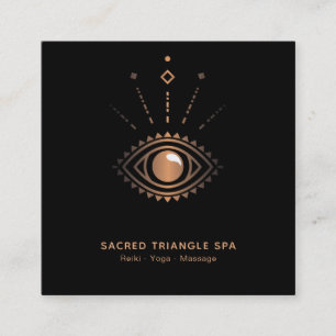 *~* Mystic Öga Shaman Helig Geometry Alchemy Fyrkantigt Visitkort