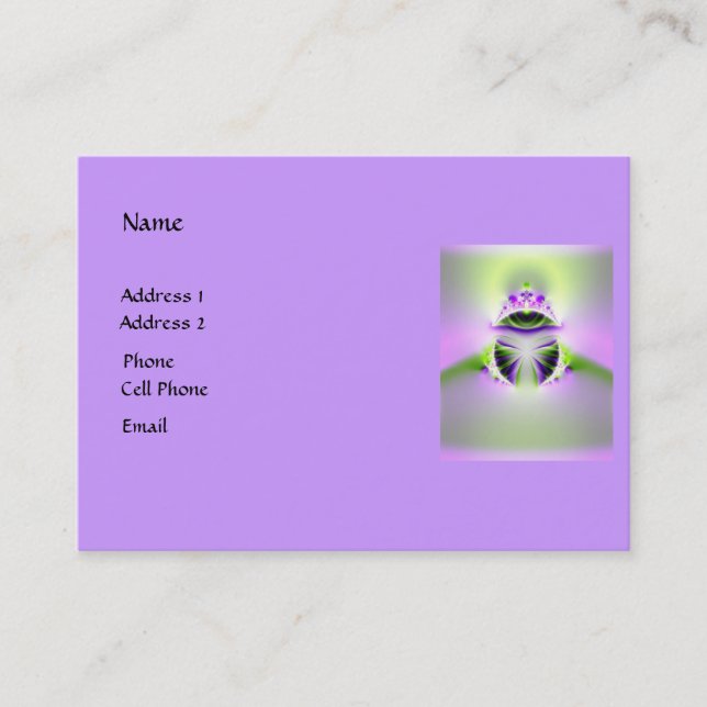 Mystic öga visitkort (Framsida)