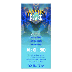 Mystic Peace Event Flyer Reklamkort