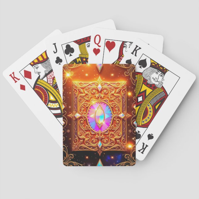 Mystic Playing Cards Casinokort (Baksidan)