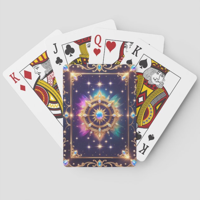 Mystic Playing Cards Casinokort (Baksidan)