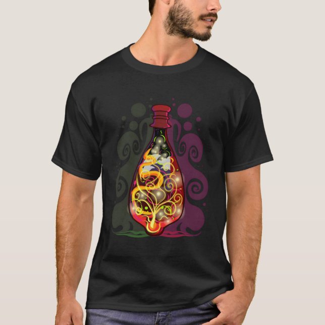 Mystic Potion injektionsflaska T Shirt (Framsida)