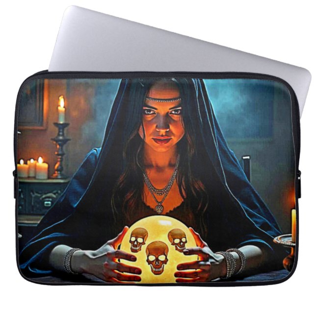 Mystic Psychic Fortune Teller Design Laptop Fodral (Framsidan)