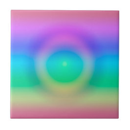 Mystic Rainbow Öga Ombre Kakelplatta
