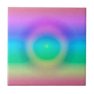 Mystic Rainbow Öga Ombre Kakelplatta