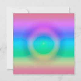 Mystic Rainbow Öga Ombre Kort