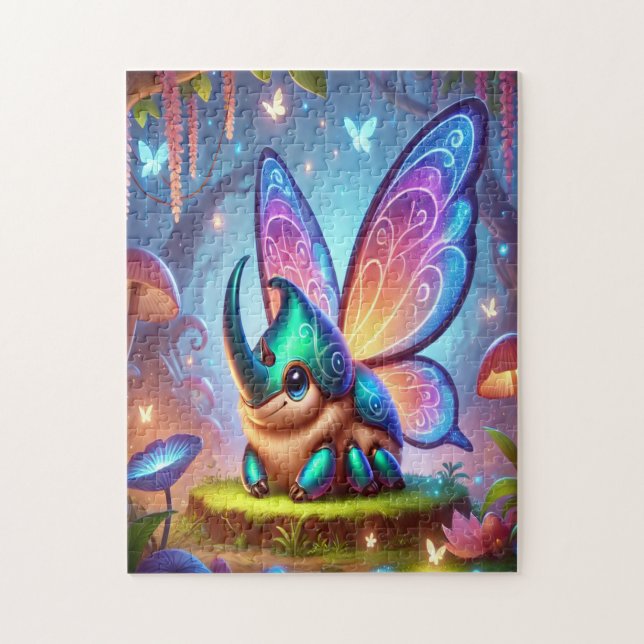 Mystic Realm Beetle – Fantasy Jigsaw Puzzle Pussel (Vertikal)