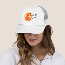 Mystic Red Snake & Golden Flower Trucker Hatt - Da Keps