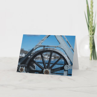Mystic River Bascule Bridge – Historiska Mystic Co Tack Kort