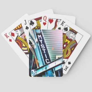 Mystic River Drawbridge som jag ser det Spelkort