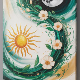 Mystic Sci-Fi: Neo-Futuristiska Gren i rymden Perfect Poster