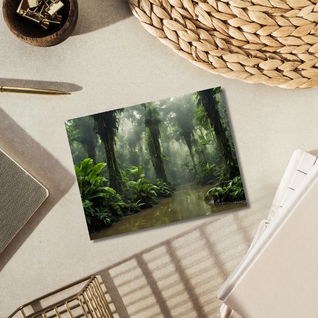 Mystic Serenity: The Enchanted Rainforest Vykort (Skapare uppladdad)